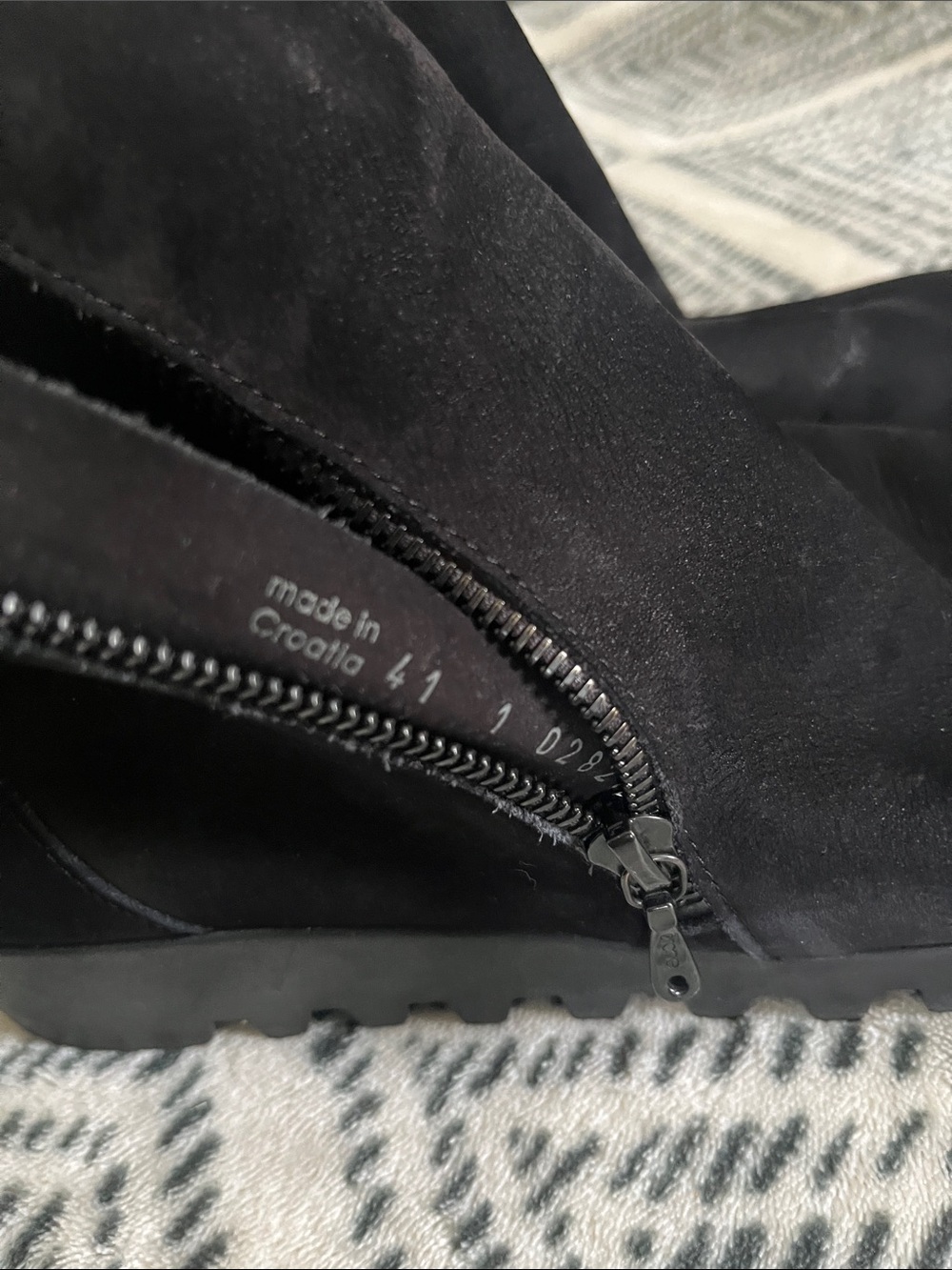 Amazing Arche Lomage Suede Black Ankle Boots 41 9.5 - Picture 5 of 9